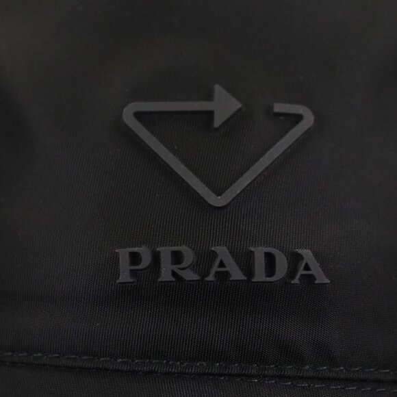 Prada 20 SS 2 Hc137 re-Nylon Hat with Logo Black S Men main image 10